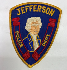 Jefferson Police Wisconsin WI Patch B2