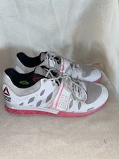 Size 10 Women - Reebok CrossFit CF7 Pink & White Sneakers Shoes Exercise Trainin