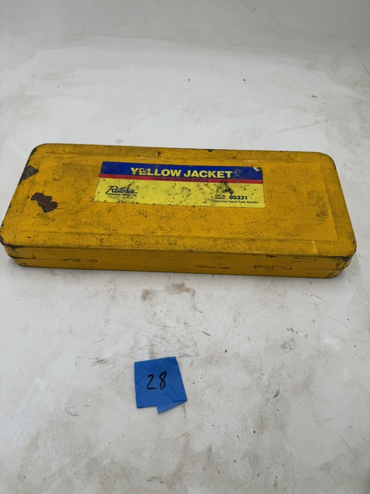 Yellow Jacket Ratchet Hand Tube Bender 60331 Ritchie Refrigeration