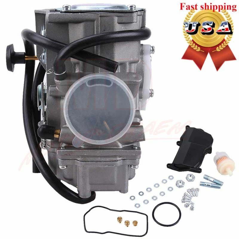 Carburetor For Yamaha Kodiak 400 YFM400FW 4x4 1993 1994 1995 1996 1997 1998 ATV - Image 4 of 4