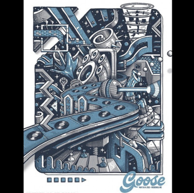 Goose Band Poster Frederick MD 5/3-4/2021 Limited Edition 11/125 Regular Edition