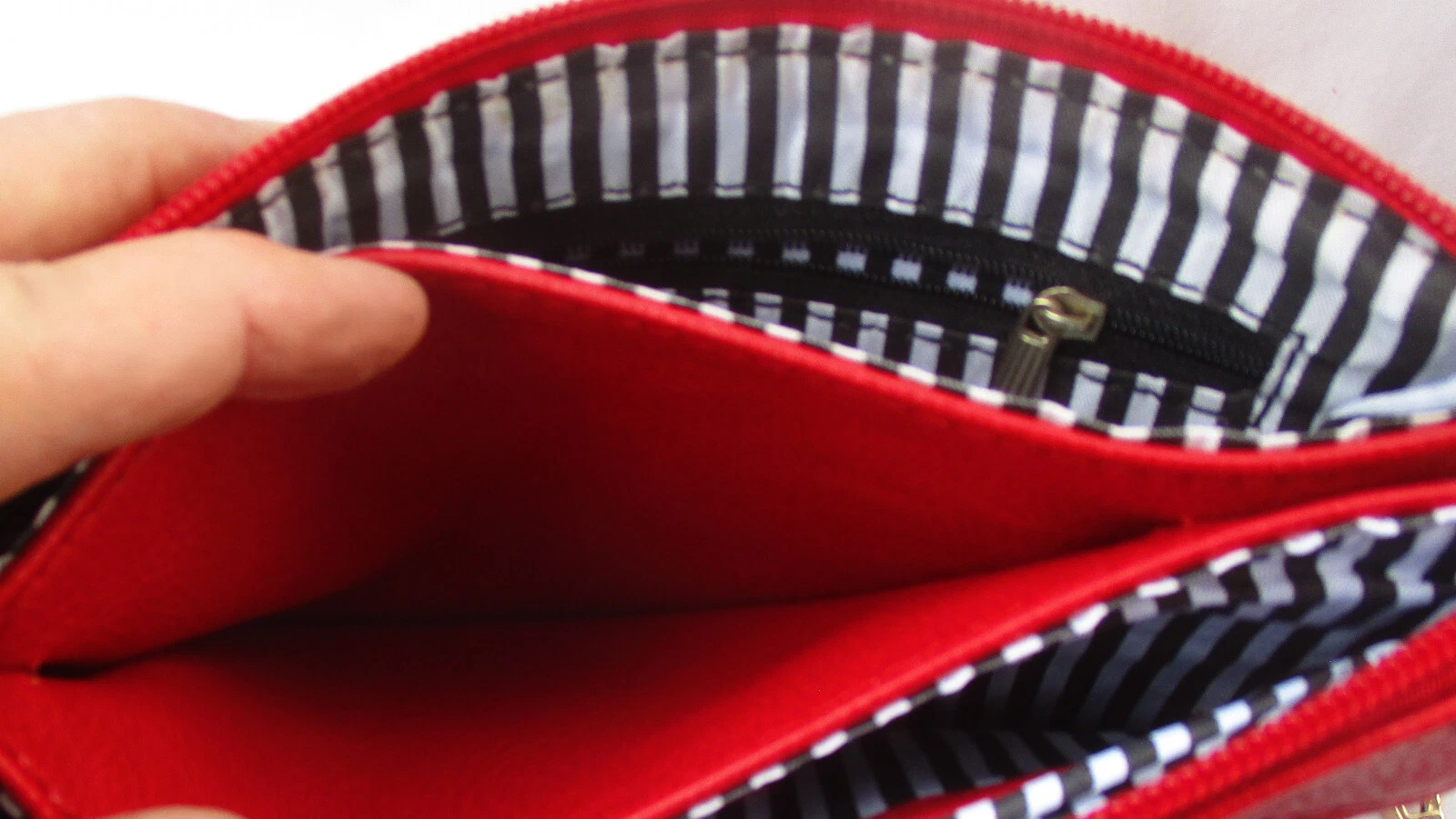 BORSA BASIC POCHETTE COACH VINTAGE CON CERNIERA