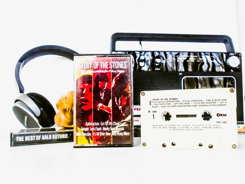 Rolling Stones: Story of The Stones, Part 1 (1983 K-Tel OCE 1201) Cassette Tape - Picture 2 of 5