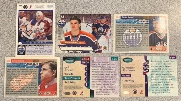 Hockey RCs - 1993-94 PARKHURST EMERALD ICE, SCORE GOLD RUSH ++ Rookies -YOU PICK - Image 3 of 3