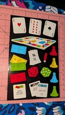 Mrs Grossmans Stickers Games Board Game Night Dice Pawns Cards Money Board