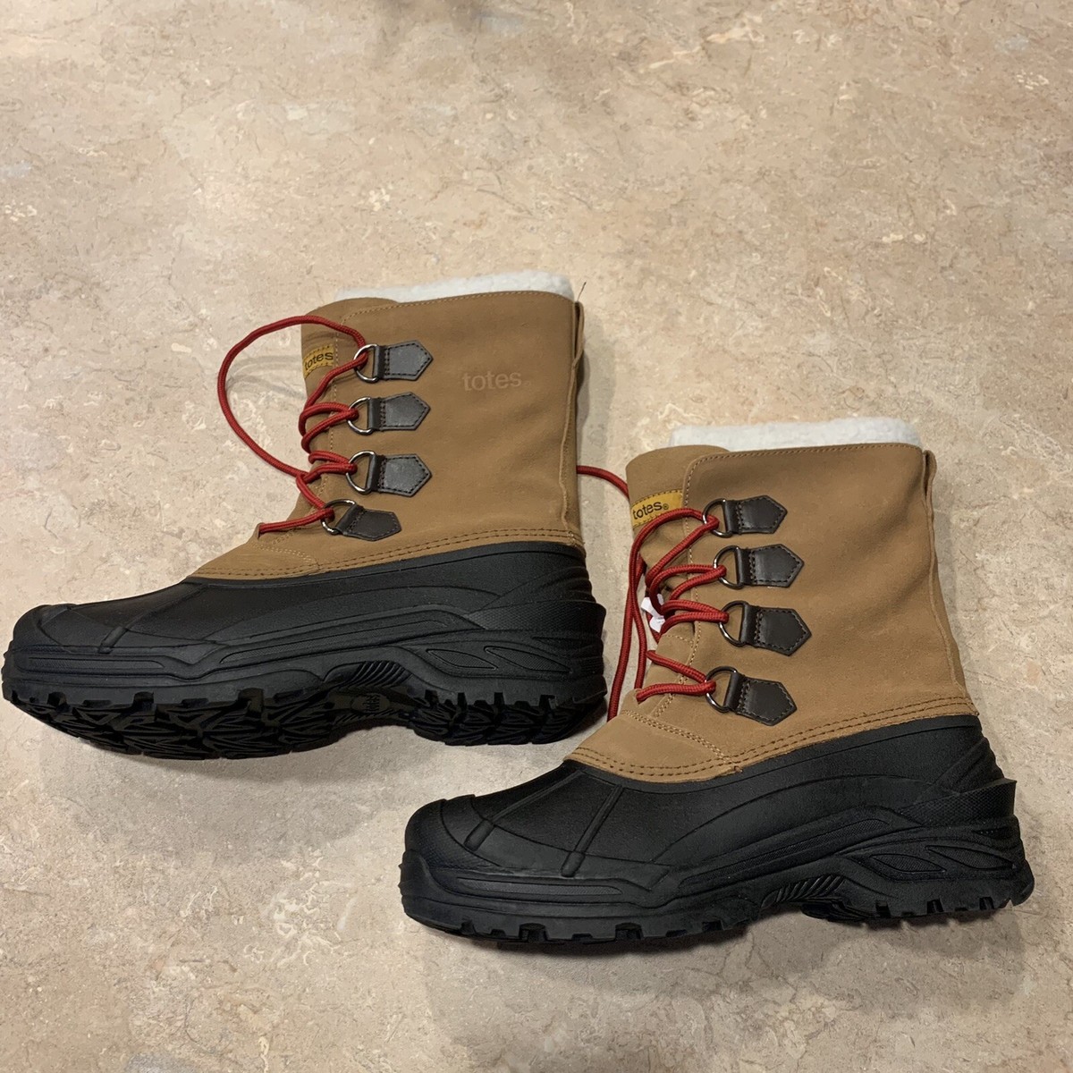Totes Coastal Tan Waterproof Winter Boots Men\'s Size 11 New TOTES Men main image 4