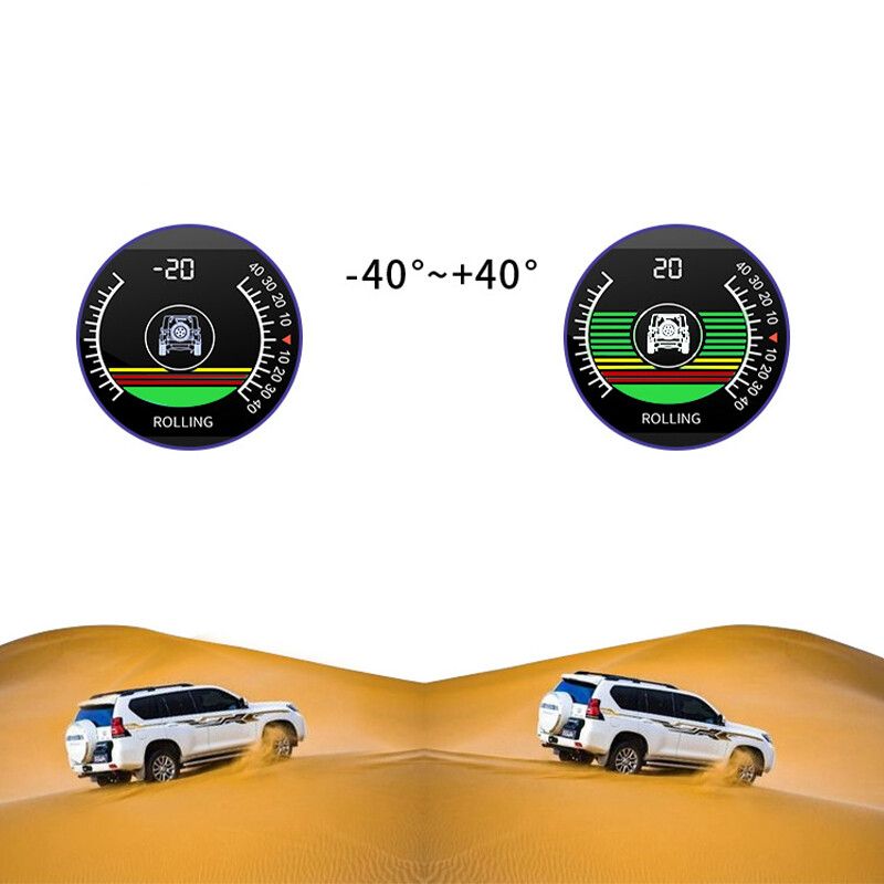 Car Digital Inclinometer M50 HUD Angle Slope Meter for Off-Road SUV ...
