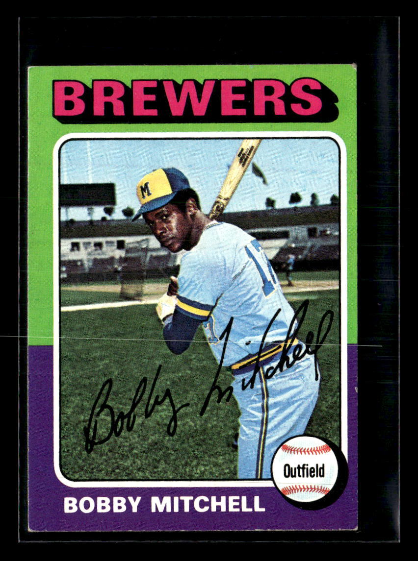 1975 Topps Mini #468 Bobby Mitchell - NM/MT+ Set Break!