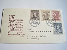 Czechoslovakia 1948 Charles IV University anniv on cover....26d