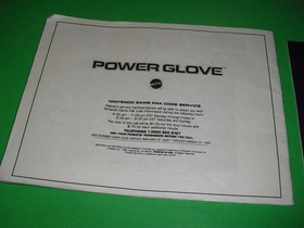 Power Glove Manual & Program Guide for NES Nintendo Entertainment System!