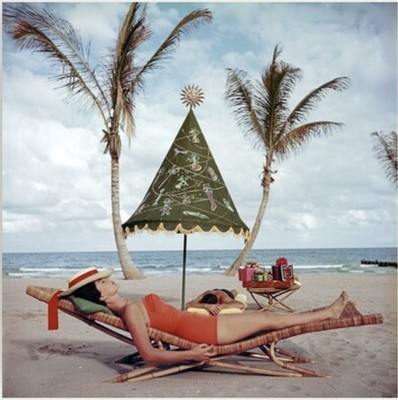 Slim Aaron s Palm Beach Idyll Medium Photo Print 