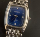 Geneva Blue Face Silver Tone Watch Works — photo 2
