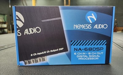 Nemesis Audio NA-DSP68 Digital Signal Processor EQ Crossover DSP 8 Channel out