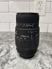 Sigma DG 70-300mm 1:4-5.6 Macro Lens MADE IN ...