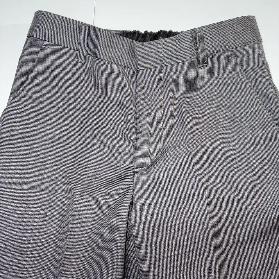 Class Club Gold Label Gray Flat Front Dress Pants Pockets Boys Size 7 - Image 2 of 4