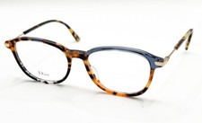 NEW CHRISTIAN DIOR DIORESSENCE7 JBW BLUE HAVANA AUTHENTIC EYEGLASSES 50-17