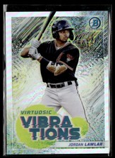 2022 Bowman #VV-16 Jordan Lawlar Virtuosic Vibrations Baseball Card 1802M