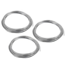 3Roll 99.99 High Purity Zinc Wire 15 Pure Zinc Beading Wire 1.5mm 16.4'/Roll 