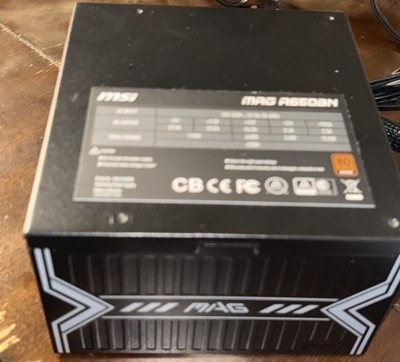 MSI MAG A650BN 650W ATX Power Supply 80 PLUS Bronze