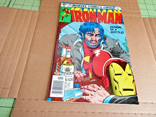 Marvel THE INVINCIBLE IRON MAN No. 128 (1979) Demon in A Bottle!  VG-FN+