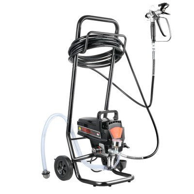#ad Stand Airless Paint Sprayer 950W 3000PSI Electric Paint Sprayer With Cart $193.99