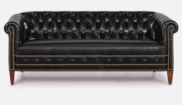 Chesterfield Sofagarnitur Sofa Couch Polster 3+2+1 Sitzer Leder Sofas Garnitur-image