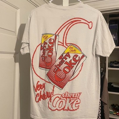 Pacsun Coke Collab, Very Cherry Coke t-shirt off-white and red. Size Medium