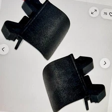 BRAND NEW GENUINE DUALIT PLASTIC PULL HANDLES  FOR CRUMB TRAY ... 2 PIECES BK.