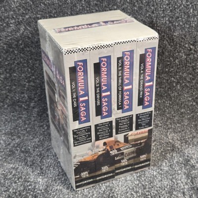 Formula 1 Saga VHS Box Set Brand New Sealed Senna Mansell + 1996 Indy Car Review