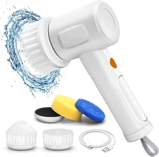 Electric Spin Scrubber Cordless Cleaning Brush for Bathroom, Wall, Stove