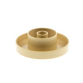 1x Lego Duplo Furniture Table 4x4 Round Beige 2x2 Studs 45004 45013 6054642 15516