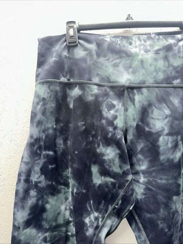 Women's Lululemon Align Pant Tie Dye Green SZ 18 Leggings - Picture 6 of 19