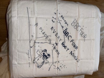 Tracey Emin Handkerchief  Everybody needs a place to think  2002 Limited edition