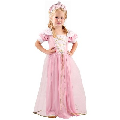 Mädchen rosa Prinzessin Kostüm Diadem Welttag des Buches Kostüm Alter 3-4