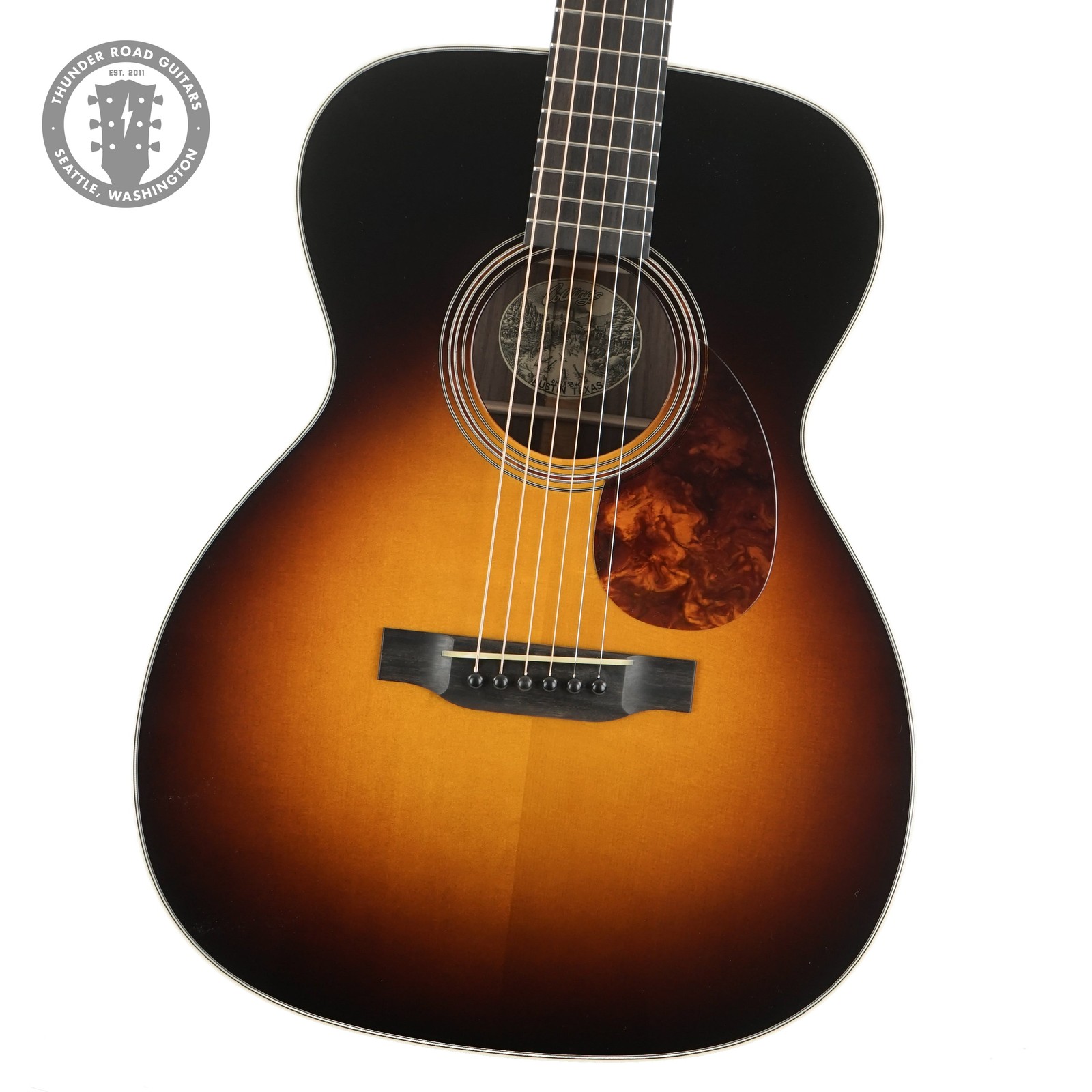 New Collings OM2H A HC Hill Country Sunburst
