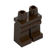 Lego New Dark Brown Hips Legs Minifigure Pants Jeans Darker Brown Boy Girl Piece