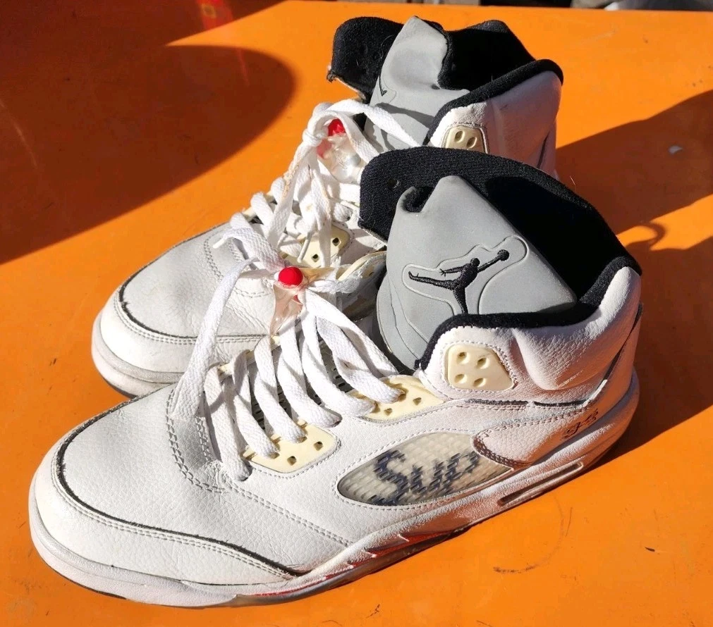 Las mejores ofertas en Supreme x Air Jordan 5 Retro White | eBay