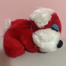 Vintage Russ Berrie 1977 Red Plush Stuffed Toy Puppy Dog BABS 7