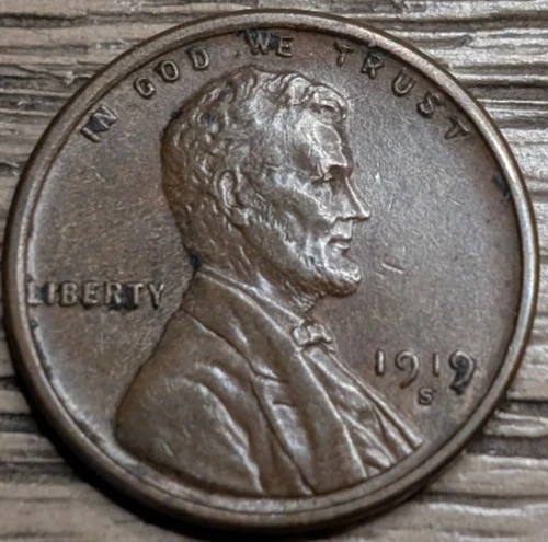 1919 S Lincoln Wheat Cent - AU