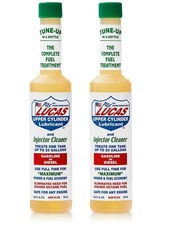 Lucas Oil 10020 Injector Cleaner 5.25 oz Fuel Treatment Gas & Diesel 2 Pack