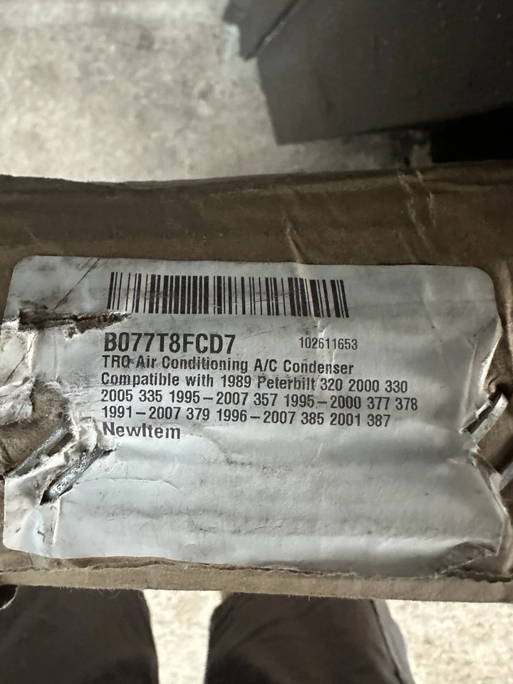 Condensador de aire acondicionado aire acondicionado para Peterbilt 320 330 335 357 359 377 387 Foto 3 de 4