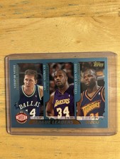 2001-02 Topps - League Leaders Shaquille O'Neal, Mutombo, Jermaine O'Neal #219