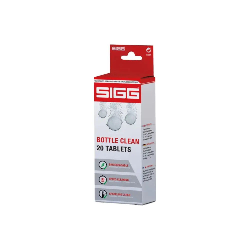 SIGG Reinigungstabletten für Trinkflasche - Bottle Clean Tablets - 20 Reinigungstabletten zur Handwäsche, für eine schnelle und einfache Flaschenreinigung - Image 3