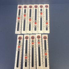 Set Of 11 Safe Drawing Compass by ETA Cuisenaire School Student Math Ruler Red
