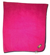 Vintage REI PolarTec Square Red Fleece Camping Outdoor Fleece Blanket USA Made