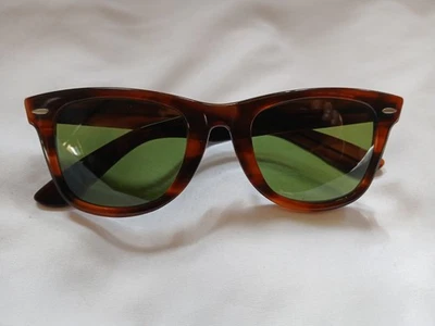 Vintage B&L Ray-Ban Wayfarer LE 40th Anniversary W1399 Mock Tortoise  RB-3 Lens