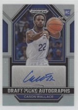 2023-24 Panini Prizm Draft Picks Silver Cason Wallace #DPA-CWL Auto 12xo