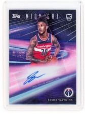 2025 Topps Midnight Rookie Horizon Signatures AUTO #RHS-JW JAMIR WATKINS (RC)