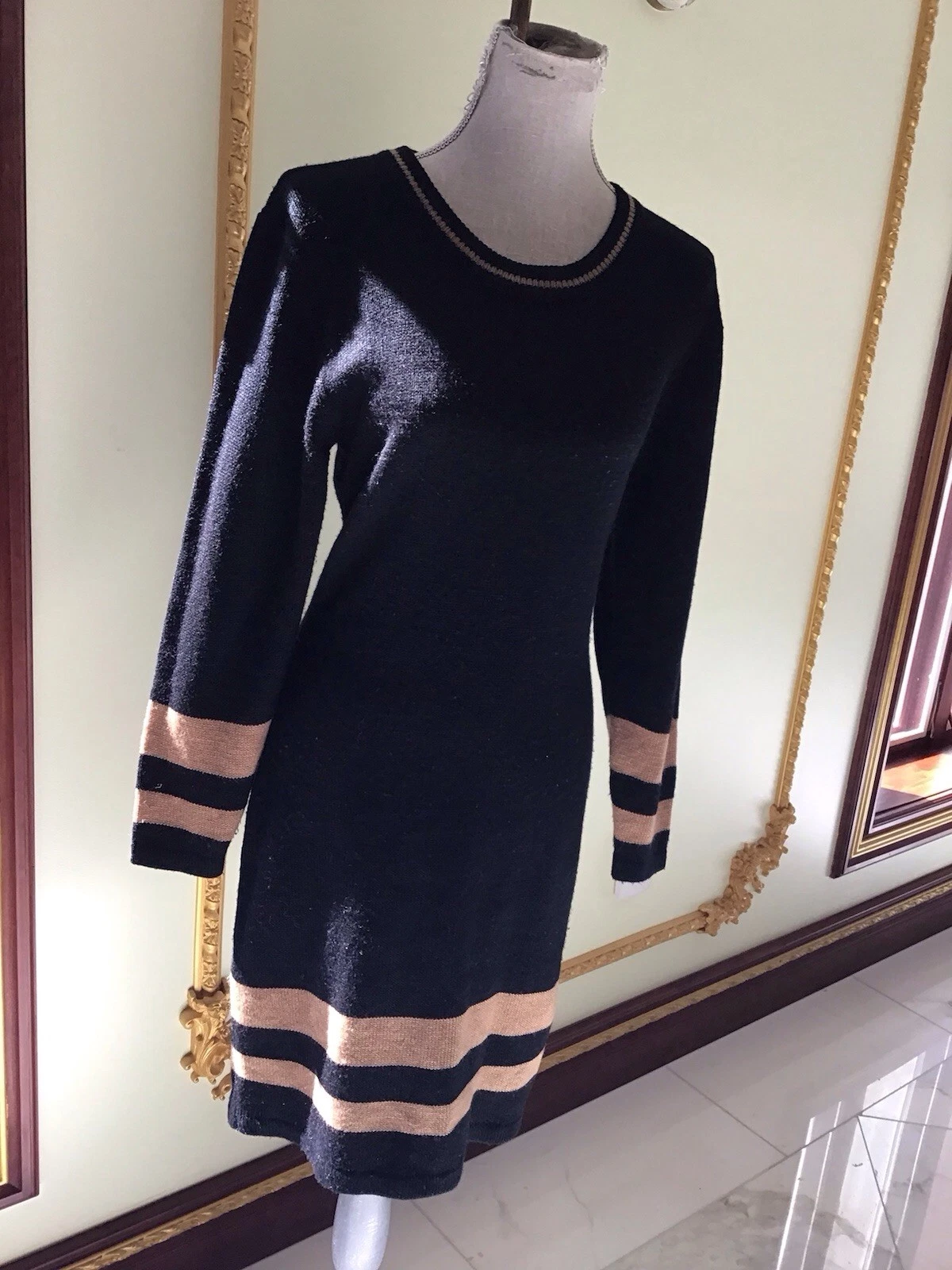 VETEMENTS Abito maglione donna Newport News Easy Style M manica lunga