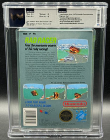 Rad Racer Nintendo NES prima stampa screenshot diurno CIB completo WATA 9.2